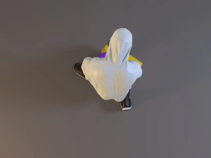 biohazard suit male acc 2130 006 3D Model