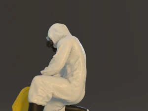 biohazard suit male acc 2130 006 3D Model