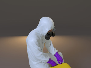 biohazard suit male acc 2130 006 Modelo 3D
