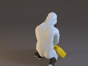 biohazard suit male acc 2130 006 Modelo 3D