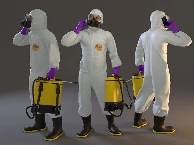 біологічно небезпечний костюм чоловічий acc 2130 007 3D Модель .c4d .max .obj .3ds .fbx .stl .blend 