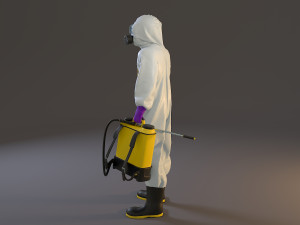 biohazard suit male acc 2130 007 Modelo 3D