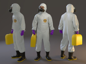 biohazard suit male acc 2130 008 3D मॉडल