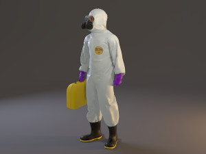 biohazard suit male acc 2130 008 3D 모델
