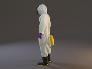 biohazard suit male acc 2130 008 3D 모델