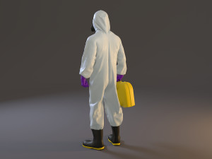 biohazard suit male acc 2130 008 3D 모델