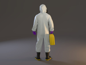biohazard suit male acc 2130 008 3D 모델