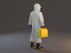 biohazard suit male acc 2130 008 3D 모델