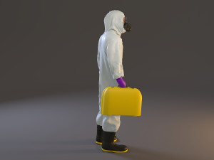 biohazard suit male acc 2130 008 3D 모델