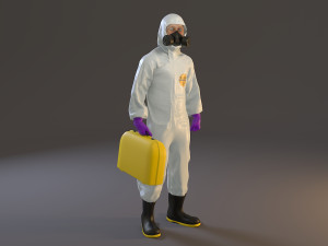 biohazard suit male acc 2130 008 3D 모델