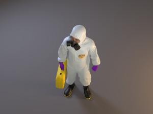 biohazard suit male acc 2130 008 3D 모델