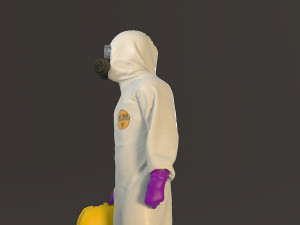 biohazard suit male acc 2130 008 3D 모델