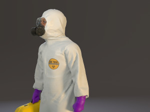 biohazard suit male acc 2130 008 3D 모델