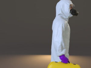 biohazard suit male acc 2130 008 3D 모델
