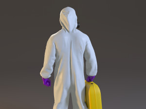 biohazard suit male acc 2130 008 3D 모델