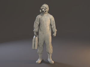 biohazard suit male acc 2130 008 3D 모델