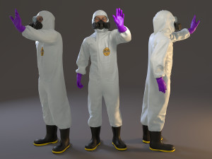 biohazard suit male acc 2130 009 3D मॉडल