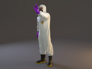 biohazard suit male acc 2130 009 Model 3D