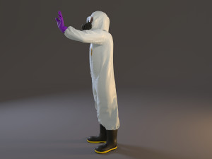biohazard suit male acc 2130 009 Model 3D