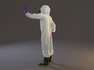 biohazard suit male acc 2130 009 Model 3D