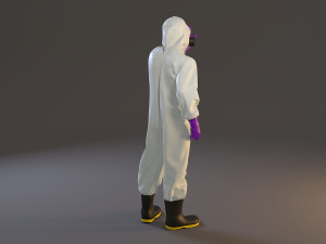 biohazard suit male acc 2130 009 Model 3D
