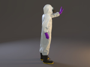 biohazard suit male acc 2130 009 Model 3D