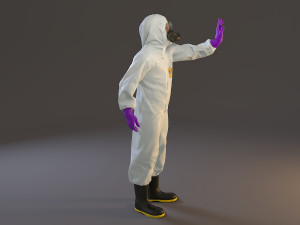 biohazard suit male acc 2130 009 Model 3D