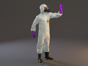 biohazard suit male acc 2130 009 Model 3D