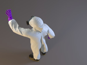 biohazard suit male acc 2130 009 Model 3D