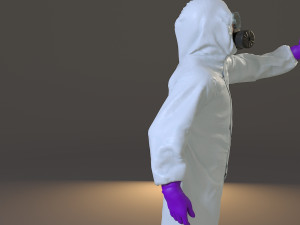 biohazard suit male acc 2130 009 Model 3D