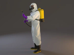 biyolojik tehlike kıyafeti erkek acc 2130 010 3D Model