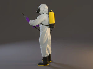 biyolojik tehlike kıyafeti erkek acc 2130 010 3D Model