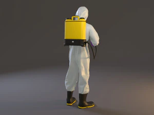 biyolojik tehlike kıyafeti erkek acc 2130 010 3D Model