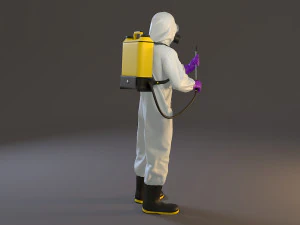 biyolojik tehlike kıyafeti erkek acc 2130 010 3D Model