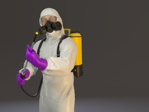 biohazard suit male acc 2130 010 3D Model