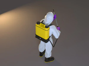 biyolojik tehlike kıyafeti erkek acc 2130 010 3D Model