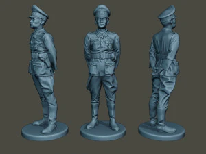 german officers ww2 g5 pack1 3D Print Model
