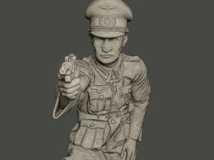 german officers ww2 g5 pack1 Model Cetak 3D