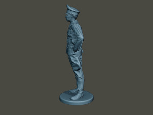 german officers ww2 g5 pack1 Model Cetak 3D