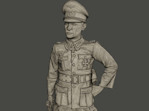 german officers ww2 g5 pack1 Model Cetak 3D