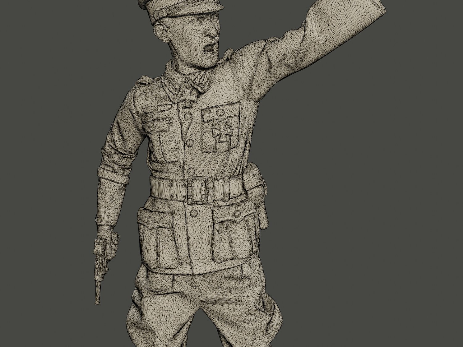 Characters. german officers ww2 g5 pack1 3D Print Models. 