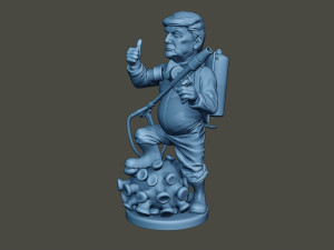donald trump biohazard 3D Print Model