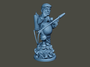 donald trump biohazard 3D Print Model