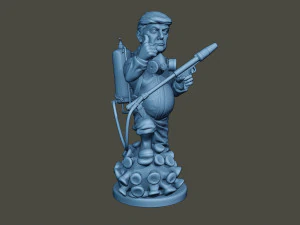 donald trump biohazard 3D Print Model