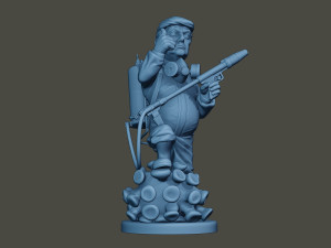 donald trump biohazard 3D Print Model