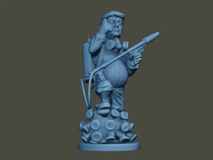 donald trump biohazard 3D Print Model