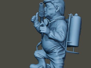 donald trump biohazard 3D Print Model