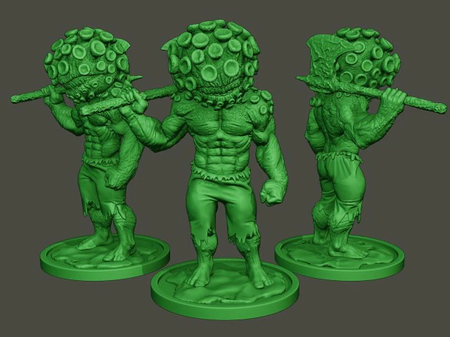 virus humanoid 0004 Model Cetak 3D .c4d .max .obj .3ds .fbx .stl .blend 