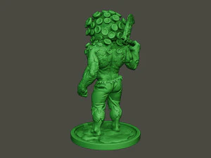 virus humanoid 0004 Model Cetak 3D