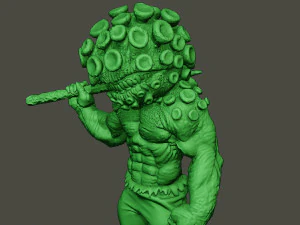 virus humanoid 0004 Model Cetak 3D